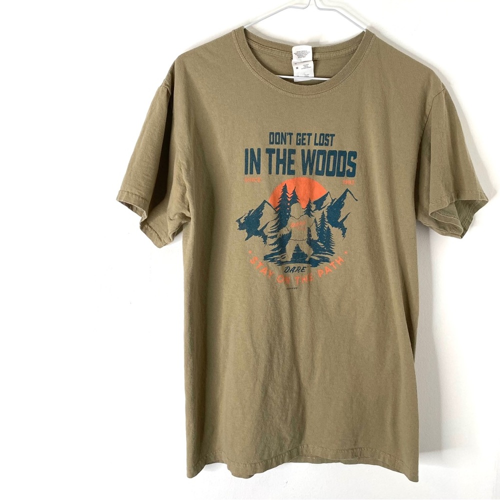D.A.R.E. Tan Stay On The Path Graphic Crew Neck Tee